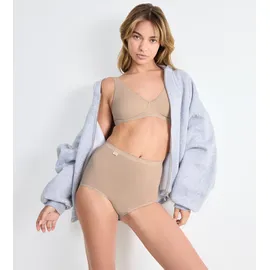 SLOGGI Damen, Slip Maxi, 3er Pack - Basic+, einfarbig Puder 40