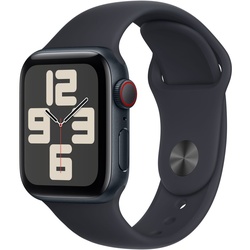 Apple Watch SE Aluminium Mitternacht Mitternacht 44mm S/M (130-180 mm Umfang) Mitternacht GPS + Cellular