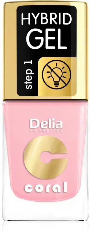 Delia Cosmetics Coral Nail Enamel Hybrid Gel Gel-Nagellack Farbton 04  11 ml