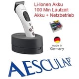 AESCULAP Akkurata Akku Tier Schermaschine  + 8 x Metall. Hundeschermaschine