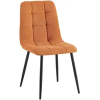 CLP Esszimmerstuhl Antibes Cordbezug orange