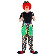 Tectake tectake® Herrenkostüm Clown August