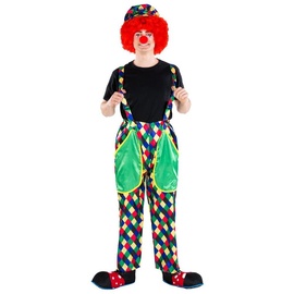 Tectake tectake® Herrenkostüm Clown August