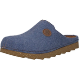 Rohde Herren Pantoffel Hausschuh Softfilz Foggia-H 7100, Größe:43 EU, Farbe:Blau - Blau - 43