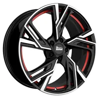 mam wheels RS5 7 x 16 5 x 100 ET38 Rot/Schwarz