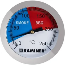 Iso Trade Grillthermometer 0-250 °C Edelstahl Weiß
