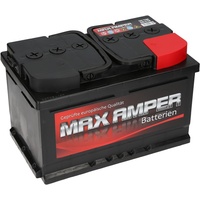 MAX AMPER 12V 72 Ah 640A EN Autobatterie ersetzt 66Ah 68Ah 70Ah 72Ah 74Ah 80Ah