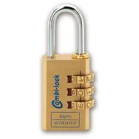 Burg Wächter Burg-Wächter Messing-Hangschloss Combi Lock 80/30 mm