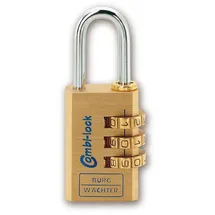 Burg Wächter Burg-Wächter Messing-Hangschloss Combi Lock 80/30 mm