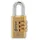 Burg Wächter Burg-Wächter Messing-Hangschloss Combi Lock 80/30 mm