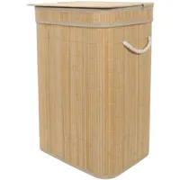 Nuxio Wäschekorb aus Bambus luva, 80 l