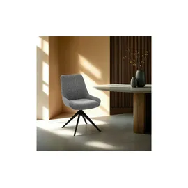 Furnhouse Esszimmerstuhl 2er-Set Helena ¦ grau ¦ Maße (cm): B: 56 H: 87