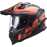 LS2 LS2, Motocross Helm Explorer Alter Matt Black Fluo Orange, M