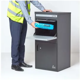 Homescapes Smart Parcel Box grau