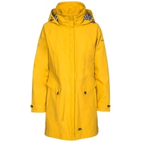 Trespass Rainy Day, Gold, L, Wasserdichte Regenjacke mit einrollbarer Kapuze für Damen, Large, Gelb