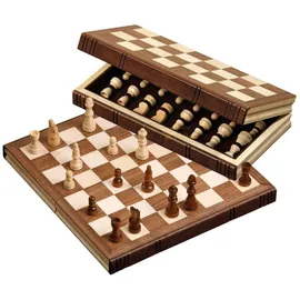 Philos Schachspiel, Reiseschach Buchform, Feld 32 mm
