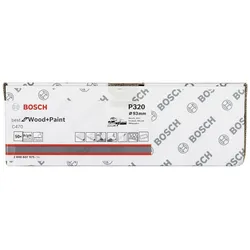 Bosch Accessories 2608607975 Schleifblatt gelocht K?rnung (num) 320 (B x H) 93 mm x 186 mm 50 St.