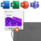 Microsoft 365 Family (Office-Apps inkl. Copilot-KI und 6 TB Cloudspeicher) ESD + PKC