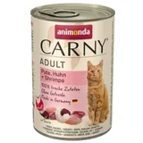 Animonda Carny Adult Pute, Huhn & Shrimps Nassfutter