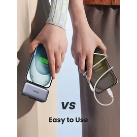 UGREEN 5000mah Power Bank With Built-In Usb-C Connector Powerbank - schwarz - 5000 mAh,