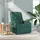 vidaXL Massagesessel Dunkelgrün Polyester 50 x 93,5 x 50 cm Grün mit Fernbedienung