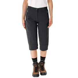 Vaude Farley Stretch Capri Hose III Damen Schwarz 38