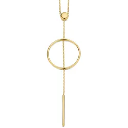 CEM Trends Damen Y-Halskette G3-00305C Kreis Gold