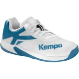 Kempa Wing 2.0 Junior Sport-Schuhe, Weiß Deep Blau, 28