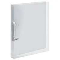 Veloflex 4138290 - Ringbuch Crystal DIN A4, Ordner, Hefter, Ringordner, kratzunempfindlich, PP, transparent