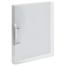 Veloflex 4138290 - Ringbuch Crystal DIN A4, Ordner, Hefter, Ringordner, kratzunempfindlich, PP, transparent