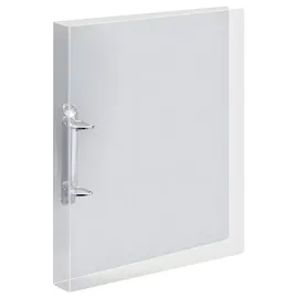 Veloflex 4138290 - Ringbuch Crystal DIN A4, Ordner, Hefter, Ringordner, kratzunempfindlich, PP, transparent