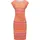 Ragwear Sommerkleid Midikleid Gemustert Orange 36