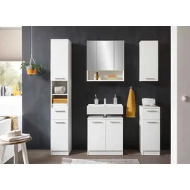 Bega BBK Badkombination BOB, Weiß matt - 166 x 33 cm - 5-teilig