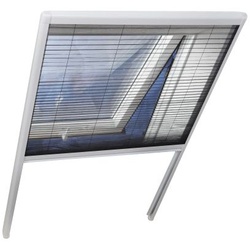 Hecht Insektenschutz Dachfenster Plissee 80x160cm weiß