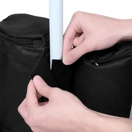 DEUBA Pavillon Standsicherung 4er-Set Schwarz