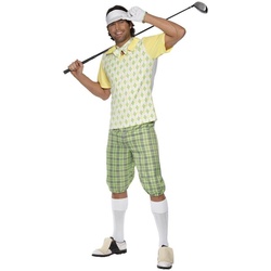 Smiffys Kostüm Pro Golfer, Damit verbessert sich Dein Handicap garantiert! grün M