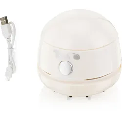 Peach PA131 Mini Staubsauger | Betrieb über USB Kabel | hohe Saugkraft | weiss | PA131-WH