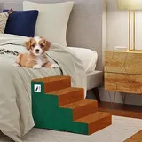 Famanu Hundetreppe für Bett und Sofa, waschbar, mit hoher Dichte
