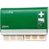 Plum QuickFix Pflasterspender Elastic & Water Resistant 23.3 cm x 13.3 cm x 3.3 cm 90 St. inkl. Wandhalterung