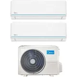 midea dual split inverter-klimagerät serie evolution 9+12 mit m2og-14hfn8-q r-32 wi-fi optional 9000+12000