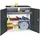 stumpf metall Werkzeug und Materialschrank 3000 RAL 7035/7016 2 Schubladen 1 Wanne