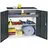 stumpf metall Werkzeug und Materialschrank 3000 RAL 7035/7016 2 Schubladen 1 Wanne