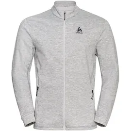 Odlo Longsleeve "Midlayer Full Zip Berra" in Grau | Gr.: S