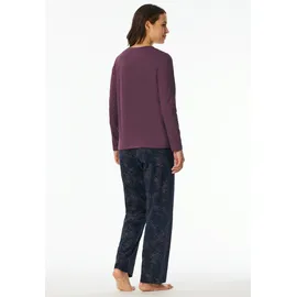 SCHIESSER Uncover Nightwear Pyjama Blau 42