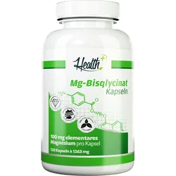 HEALTH+ Magnesium Bisglycinat, 120 Kapseln 150g