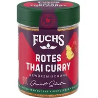 Fuchs Curry Rotes Thai Curry, Premium Qualität, scharf, im Streuer, 60 g