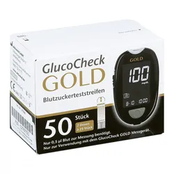 Gluco Check Gold Blutzuckerteststreifen