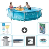 Frame Pool Rund - 305x76 Cm - 7-teilig  S312