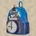 Loungefly Disney Peter Pan Glow Clock Womens Double Strap Shoulder Bag Purse