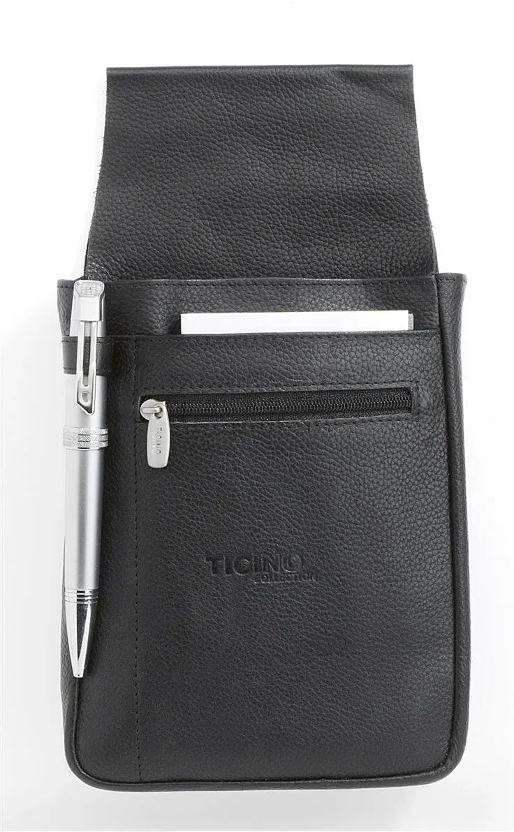 Kloehn | Kellnerbörsenköcher (Rindsleder) | 669 | Schwarz